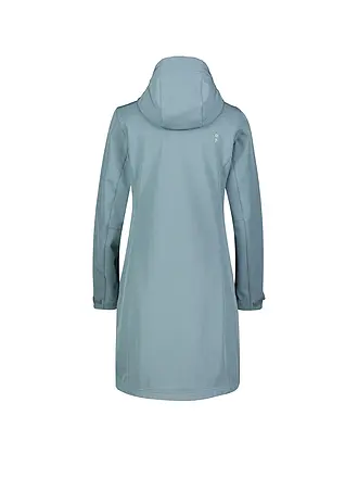 MERU | Manteau softshell d'hiver pour femme Touloluse à capuche | grau